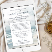 ビーチ 50周年 カード シャワー インビテーション