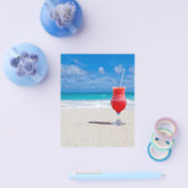 ビーチ-84533ビーチ飲料カクテルカリブのドリン チラシ (シングル)