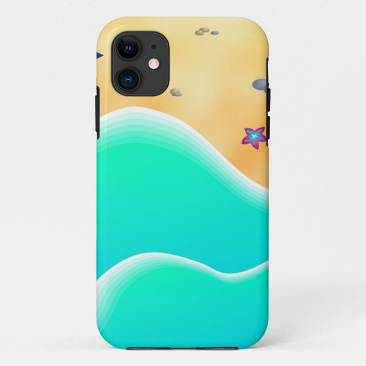 ビーチ Case-Mate iPhoneケース (裏面)