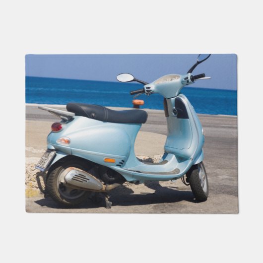 ビーチ| Ephesus、トルコのスクーター ドアマット (正面)