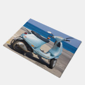 ビーチ| Ephesus、トルコのスクーター ドアマット (アングル)