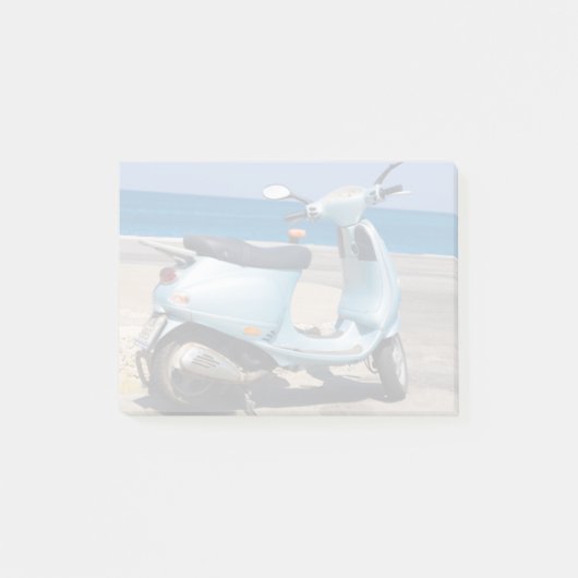 ビーチ| Ephesus、トルコのスクーター ポストイット (正面)