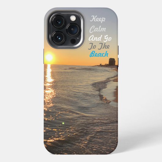 ビーチ iPhoneケース (裏面)