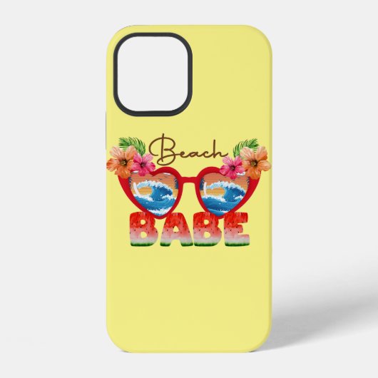 ビーチ iPhoneケース (裏面)