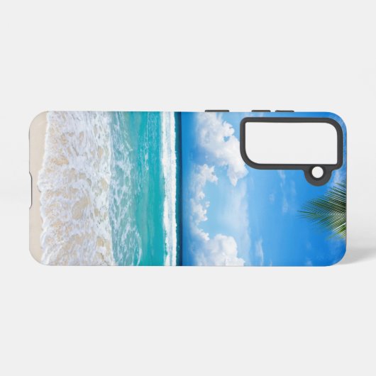 ビーチ SAMSUNG GALAXYケース (裏面横)