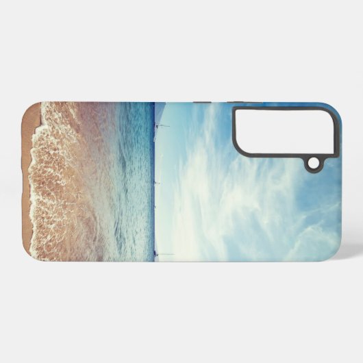 ビーチ SAMSUNG GALAXYケース (裏面横)