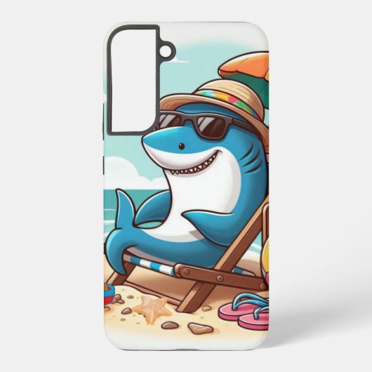 ビーチ SAMSUNG GALAXYケース (裏面)