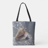 ビーチ| Sanibelの島、フロリダの貝殻 トートバッグ (裏面)