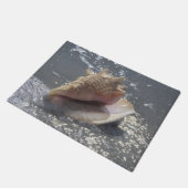 ビーチ| Sanibelの島、フロリダの貝殻 ドアマット (アングル)