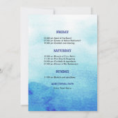 ビーチ | Starfishバチェロレッテ週末 招待状 (裏面)