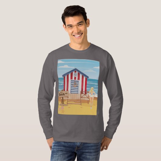 ビーチ Tシャツ (正面フル)