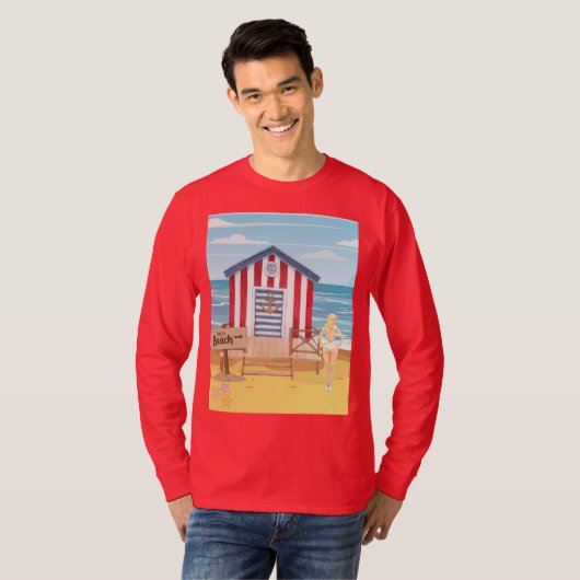 ビーチ Tシャツ (正面フル)