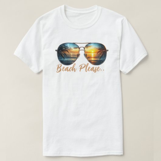 ビーチ Tシャツ (デザイン正面)