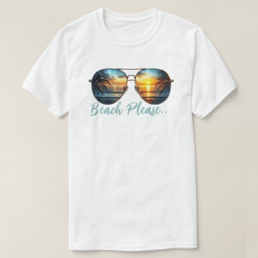 ビーチ Tシャツ (デザイン正面)