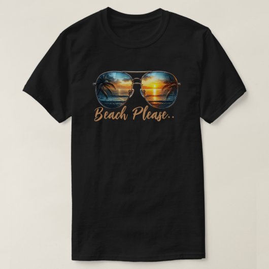 ビーチ Tシャツ (デザイン正面)