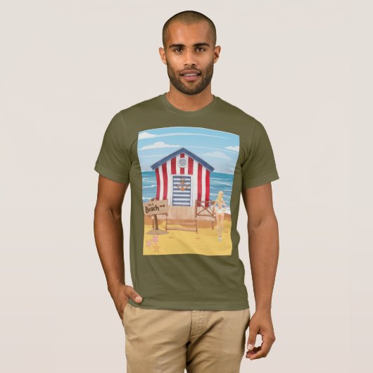 ビーチ Tシャツ (正面フル)