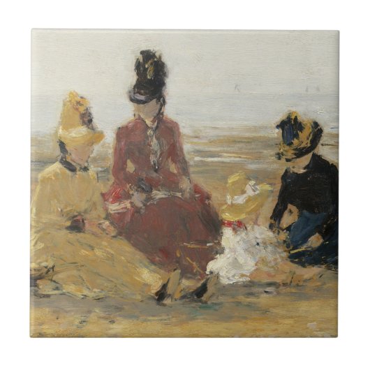 ビーチ、Trouville | 1887年 タイル (正面)