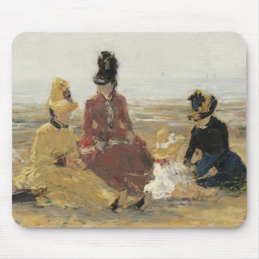 ビーチ、Trouville | 1887年 マウスパッド (正面)