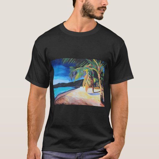 ビーチAt Magen'S Bay St. Thomas Usvi - Tシャツ (正面)