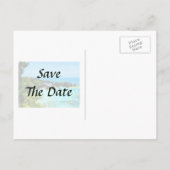 ビーチat St. George Bミューダ日付を保存 案内ポストカード (裏面)