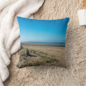 ビーチAt Troon Scotlandポストカードポスター写真 クッション (ブランケット)