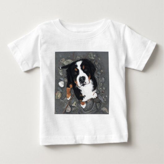 ビーチBaby-1.jpg ベビーTシャツ (正面)
