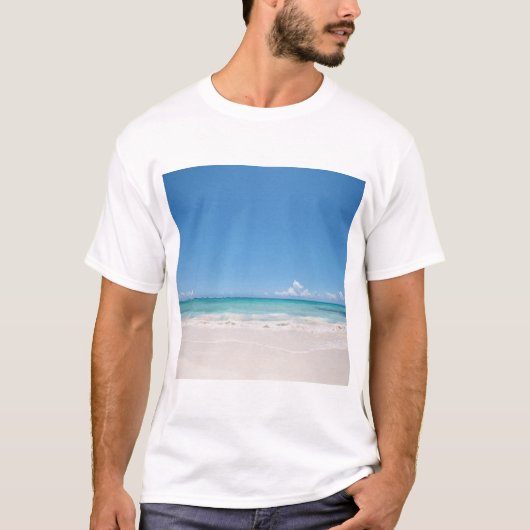 ビーチBackgroud Tシャツ (正面)