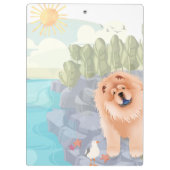 ビーチCHOWアクリルクリップボード クリップボード (裏面)