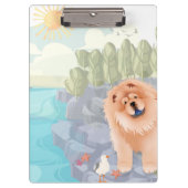 ビーチCHOWアクリルクリップボード クリップボード (正面)