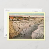 ビーチfrom Cliff House，サンフランシスコヴィンテージ ポストカード (正面/裏面)