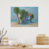 ビーチHUTポスター ポスター (キッチン)