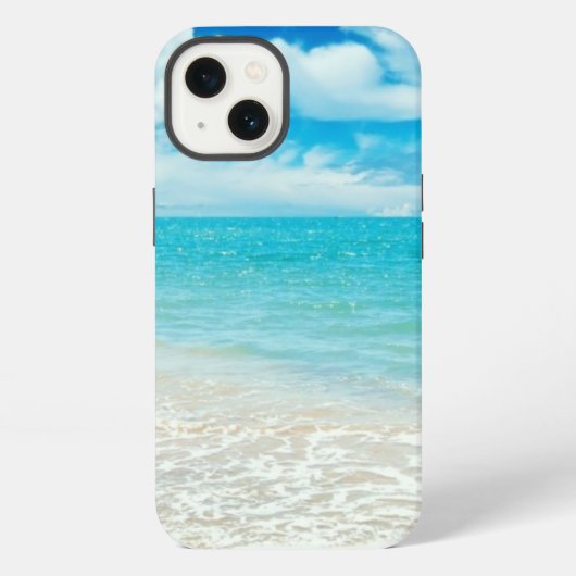 ビーチiPhoneケース iPhoneケース (裏面)