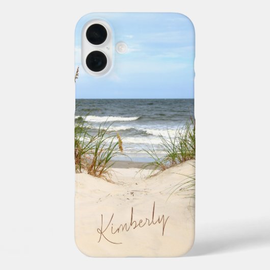 ビーチiPhone 16プラスケース Case-Mate iPhoneケース (裏面)