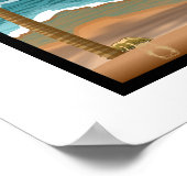 ビーチLanscape風景一クレテマードポスター大 ポスター (角)