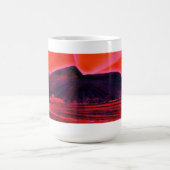 ビーチMugからの光線 コーヒーマグカップ (中央)