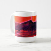 ビーチMugからの光線 コーヒーマグカップ (正面左)