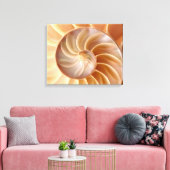 ビーチNautilus Shell Art Canvas Print キャンバスプリント (インサイチュ (リビング))