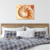 ビーチNautilus Shell Art Canvas Print キャンバスプリント (インサイチュ (寝室))