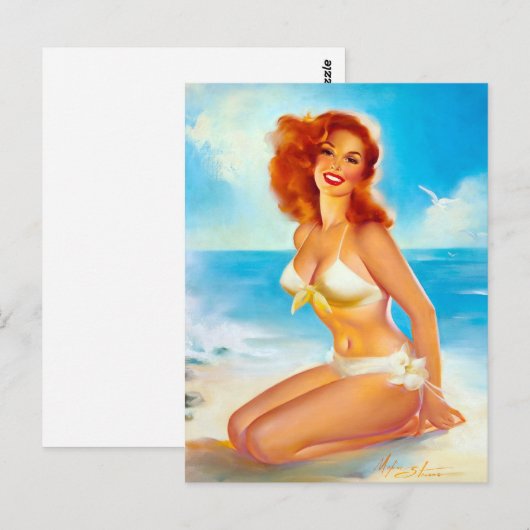 ビーチPin ポストカード (正面/裏面)