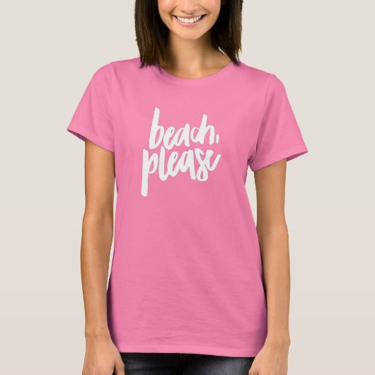 ビーチPleaseタンクトップ Tシャツ (正面)