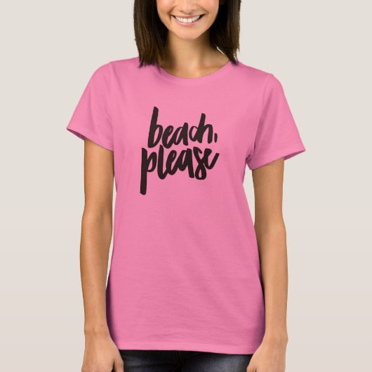 ビーチPleaseタンクトップ Tシャツ (正面)