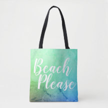 ビーチpleaseティール（緑がかった色）ブルーグラデーションビーチ