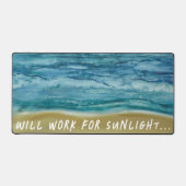 ビーチPlease Desk Mat デスクマット (正面)