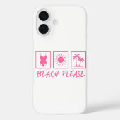 ビーチPlease iPhoneケース Case-Mate iPhoneケース (裏面)