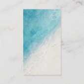 ビーチQRコード結婚の詳細 エンクロージャーカード (裏面)