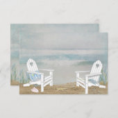 ビーチRSVP 出欠カード (正面/裏面)