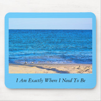 ビーチSF、私は丁度私がいる必要があるところにです マウスパッド