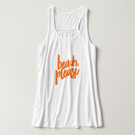 ビーチTシャツ タンクトップ (デザイン正面)