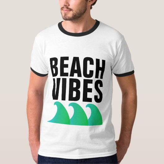ビーチVIBES Tシャツ (正面)