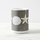 ビーチXとOのフォトコーヒーマグ コーヒーマグカップ (中央)